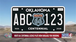 Route 66 Centennial license plate now available for ordering