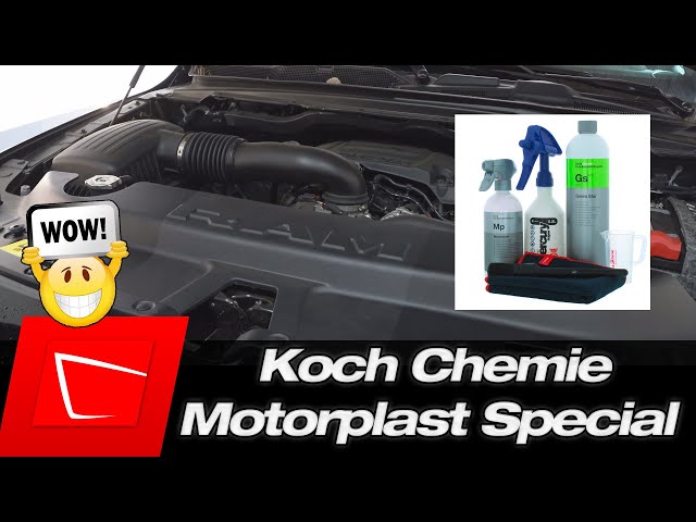 Motorraum reinigen & konservieren mit Koch Chemie Motorplast