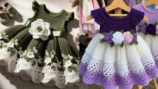 Cutest Crochet Baby Girl Dresses Ranked for Style &amp; Comfort//Crochet Baby Girl Frocks for Little dre
