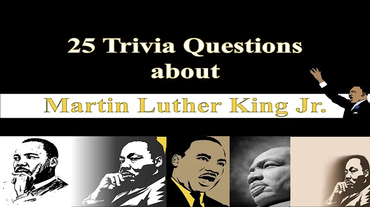 Martin Luther King Jr. Trivia | 25 Questions #martinlutherkingjr #blackhistory #blackhistorymonth