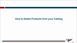 Submitting Deletions in the FCP - MAS Vendor Training