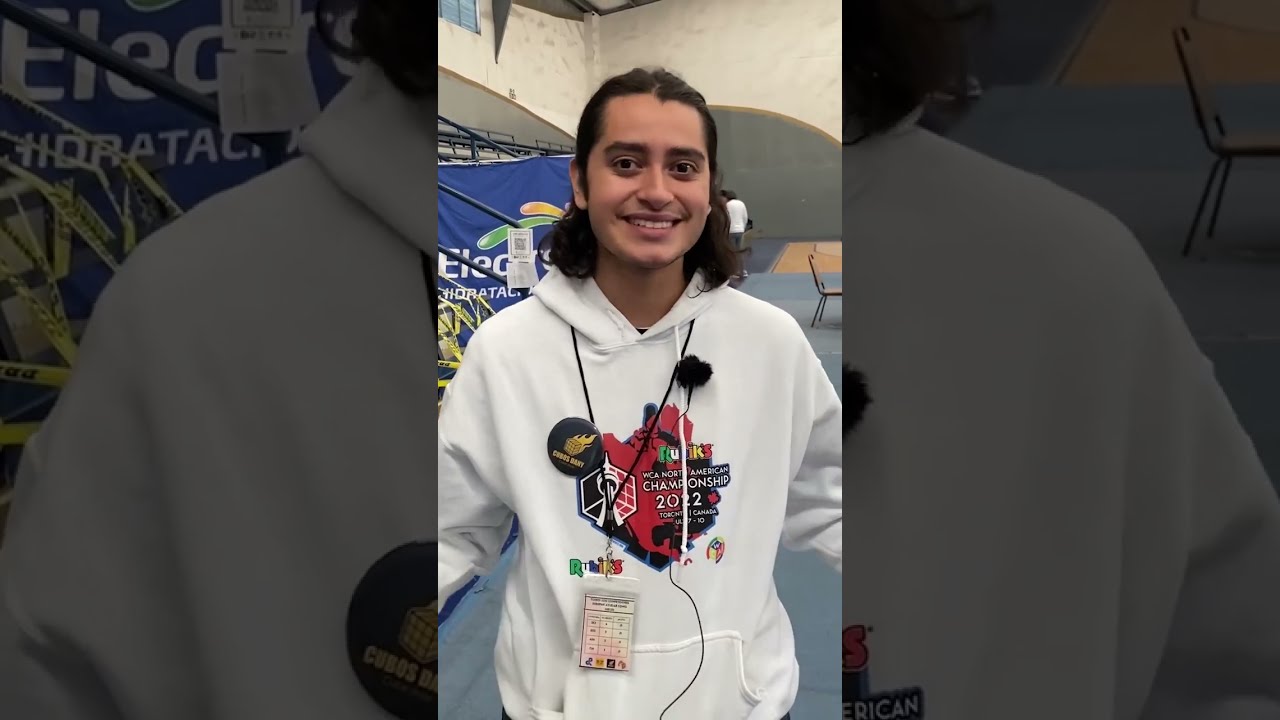 Alejandro Salceda rompió récord en cubo de Rubik en México