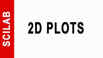 PLot 2D graphs in Scilab