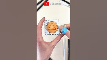 Paper Craft Trick with Dolgona Cookies 🍪 by Squid Game #squidgame #papercraft #trick #diy #wow