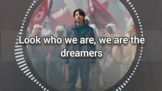 전정국(BTS) Jung Kook - dreamers (Lyrics) World cup sound track