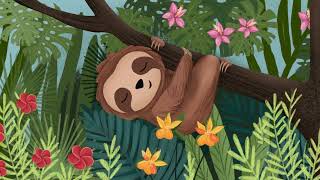 Mindful Breathing Meditation for Kids | Sloth Cartoon Video (Relaxation Yoga for Children)