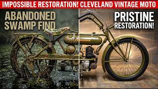 RESTORING A SWAMP GHOST: Rare 1920s Antique Motorcycle Abandoned in Deep Mud