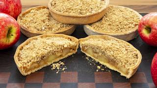 Apple Crumble Pie. 2 Amazing desserts in one dish, comfort food at its very best.