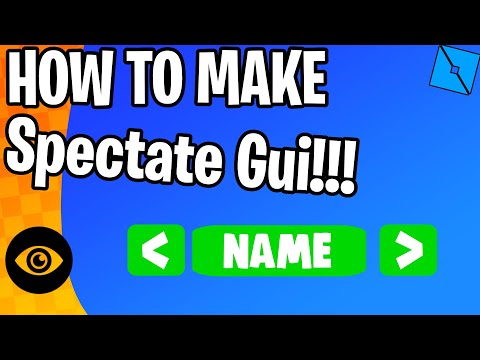 How To Make A Spectate Gui Roblox Studio Tutorial Youtube - roblox spectate script