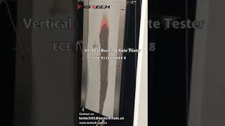 Vertical Burning Rate Tester