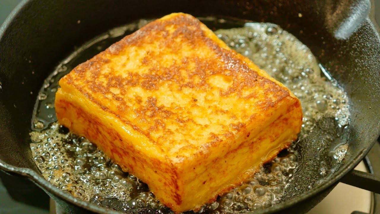 Сладкий, мягкий и пышный французский тост 🍰 Простой рецепт. Вкуснее, чем пудинг и торт. АСМР