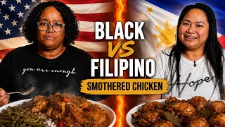 Black vs Filipino: We Try Each Others Smothered Chicken