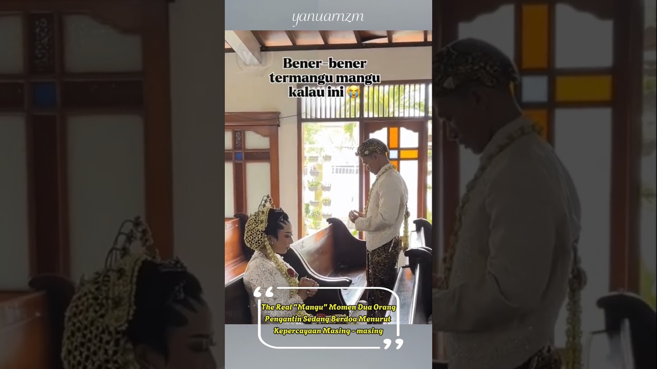 Cover Dua Pengantin Dengan Dua Kiblat Yang Berbeda #pengantin #yanuarnzm #kiblat