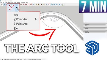 Leer de Arc-tool in Sketchup kennen: maak perfecte rondingen voor uw 3D-ontwerpen!