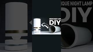 Home decor ideas-DIY Night Lamp From PVC pipe