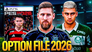 🚨SAIU o NOVO OPTION FILE PES 2021 e PES 2020 com TODOS TIMES que SUBIRAM e CAÍRAM no BRASILEIRÃO !🔥