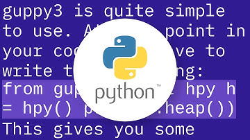 Which Python memory profiler is recommended?