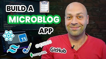 Build a Microblog app [Learn React, Tailwind, Express, MongoDb, Joi Validation]