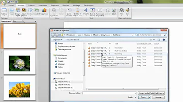 Comment mettre de la musique sur PowerPoint 2007 ?