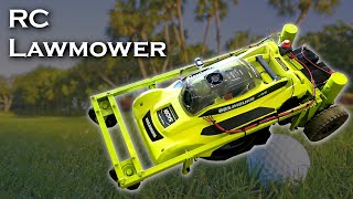 DIY Remote Controlled Electric Lawnmower