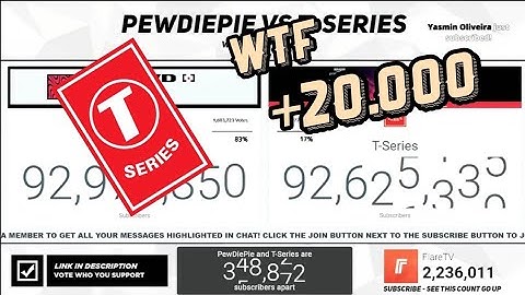 T-Series uses sub bots? (new proof video) // +20.000 subs in 1 second?