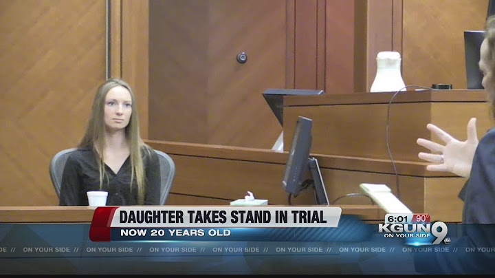 Daughter of murder suspect takes stand