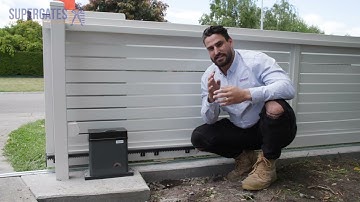 How to Automate a Supergates Custom Made Sliding Gate - Installation of Gate Opener & Nylon Racking