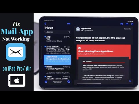 Fix Email Not Working on iPad Pro/Air (iPadOS 15)