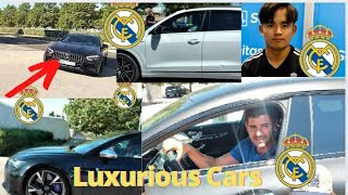 Real Madrid players arrives in training with Luxurious Cars, Audit, BMW, Mercedes