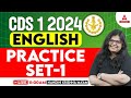 Cds 1 2024  cds english practice set1  cds english preparation by nandini maam