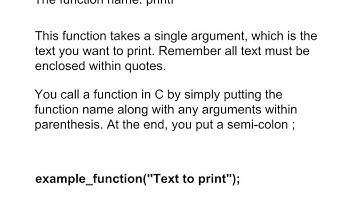 Lesson 5.1 : Writing your first program in C