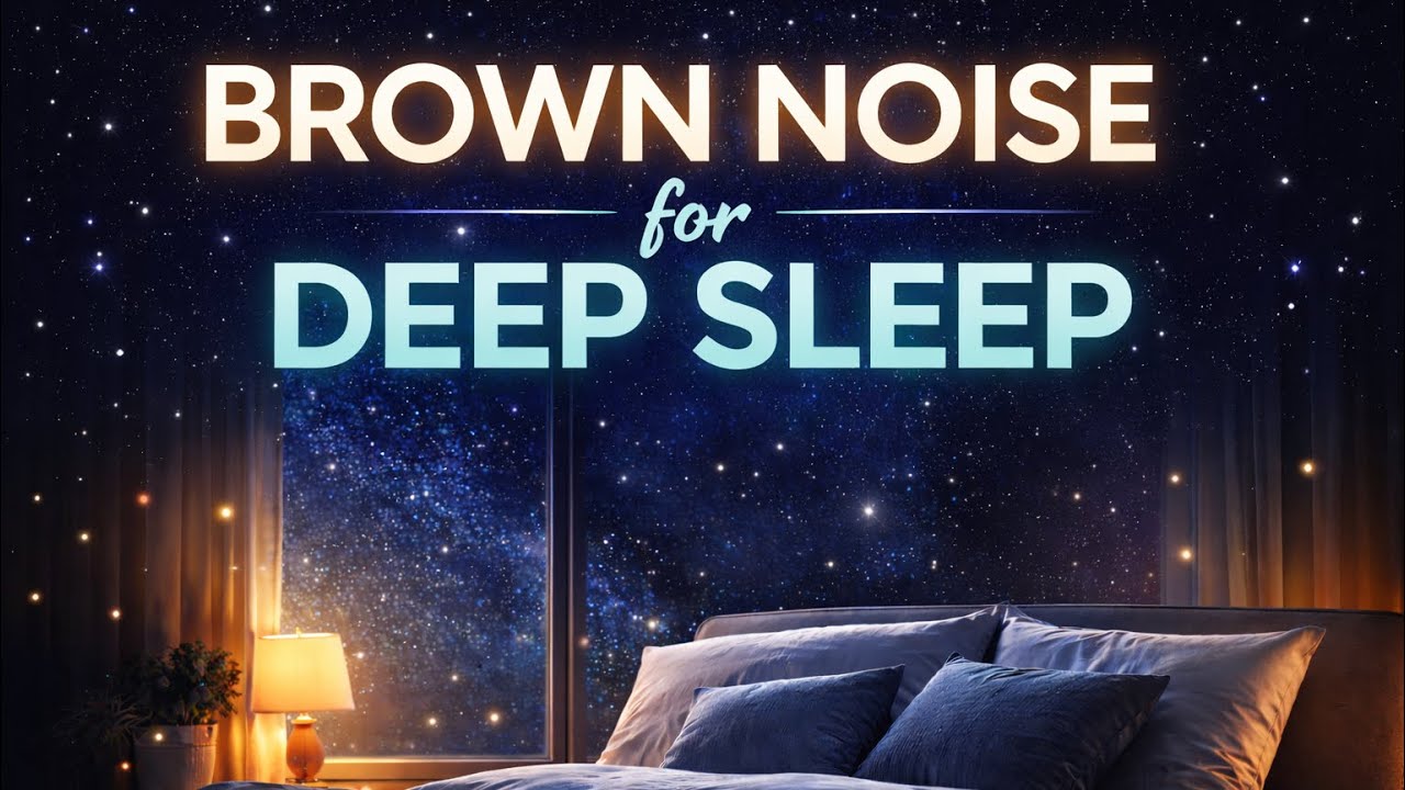 10 Hours Brown Noise for Deep Sleep & ADHD Focus