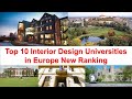 Top 10 interior design universities in europe new ranking  top 100 interior design schools