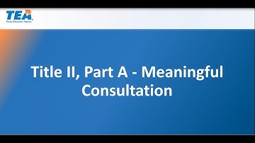 2024-2025 PMV Title II, Part A, Meaningful Consultation of Stakeholders Requirement