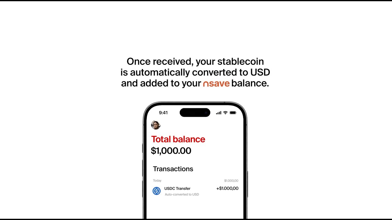The Easiest Way to Convert USDT/USDC to USD with nsave 💼.