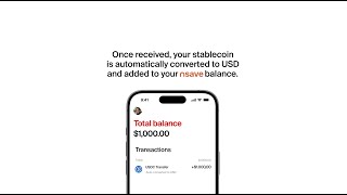 The Easiest Way to Convert USDT/USDC to USD with nsave 💼. screenshot 4