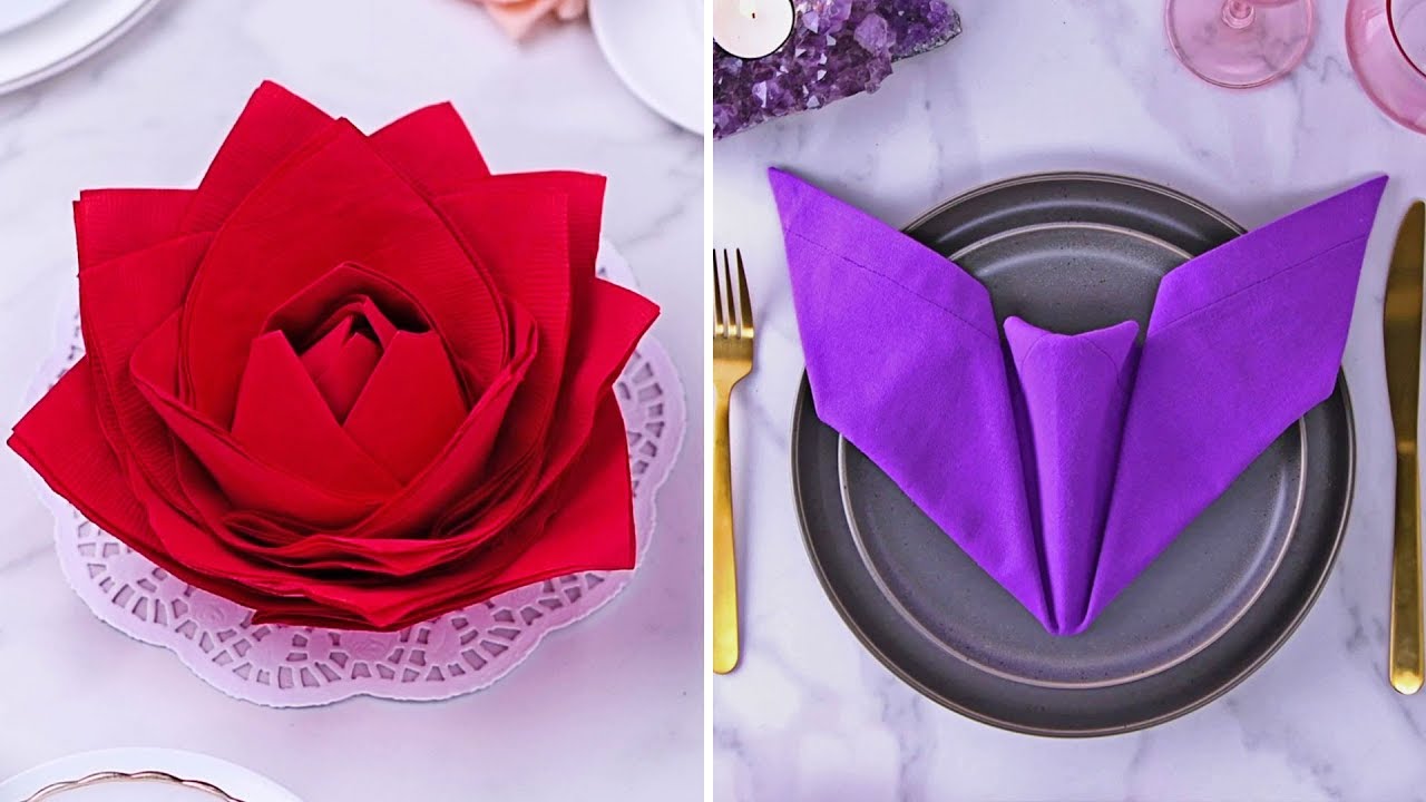 Decoración de bodas: servilletas de tela que marcan la diferencia - Mydrap