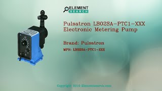 Pulsatron LB02SA-PTC1-XXX Electronic Metering Pump