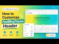 How to customize FastBlogTheme Header #header #fastblogtheme