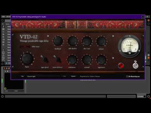 G-Sonique - Vintage psychedelic tape delay - Reggae / Dub / Psychillout tutorial
