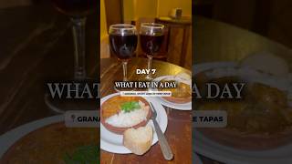 DAY 7 of WHAT I EAT IN A DAY in Granada 🇪🇸 officially a full week since we moved to Spain!