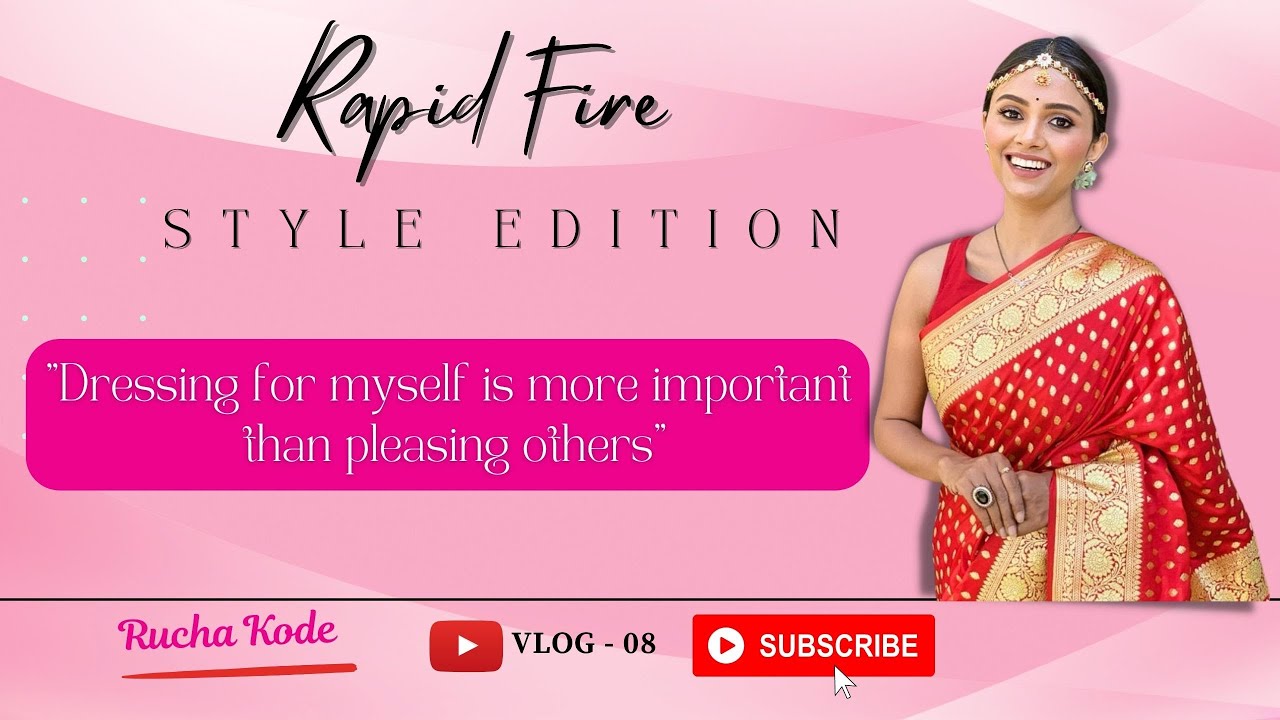 FASHION RAPID FIRE | Know My Style Mantra 🤩