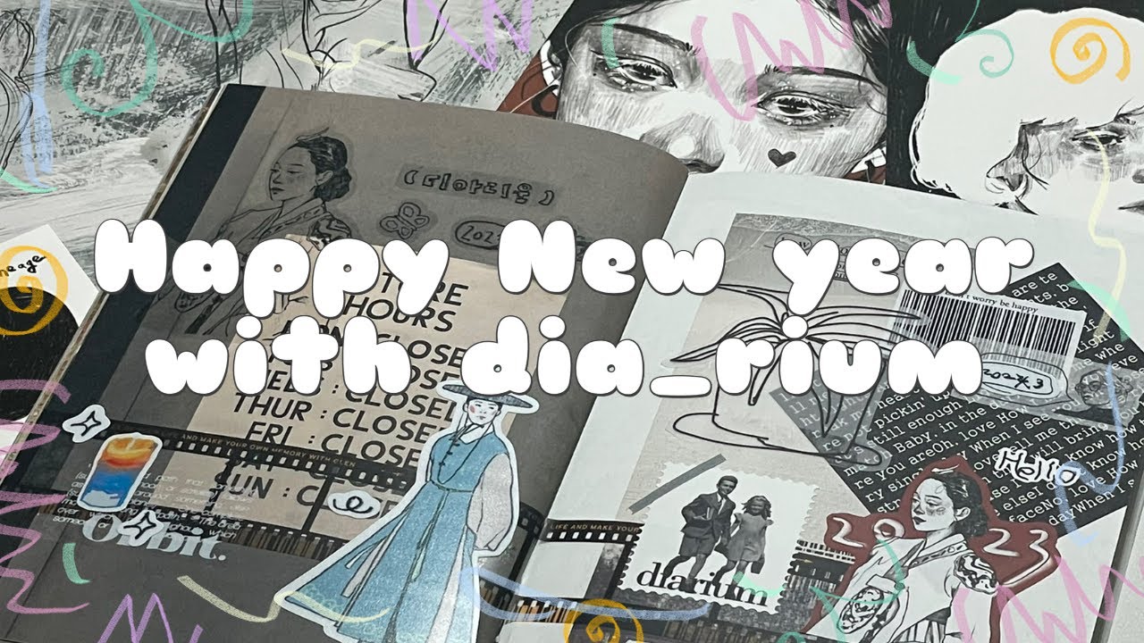 디아리움(제품제공) 언박싱&다꾸 까치까치설날 2023 스크랩 감성다꾸 스크랩 scrap asmr