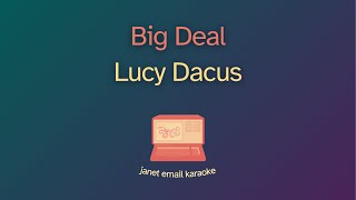 Lucy Dacus – Big Deal (Karaoke)