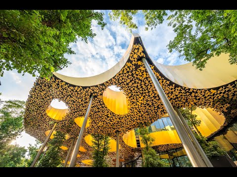 Liget Budapest - Megbújik a Városliget fái között a Magyar Zene Háza különleges épülete