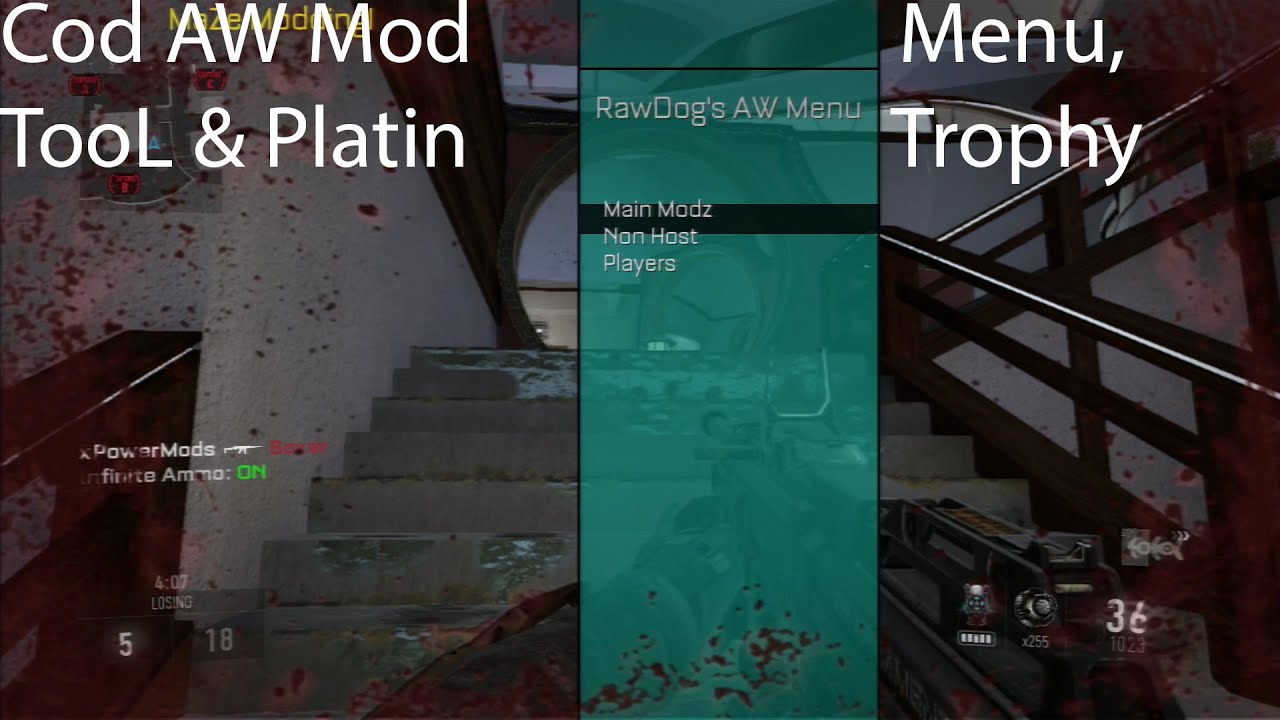 [COD AW/1.04] Mod Menu, TooL & Platin trophy - YouTube