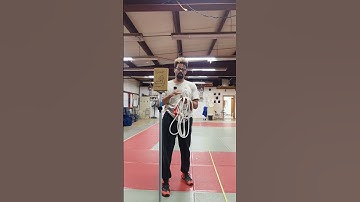 Hilariously fun 43ft meteorhammer #benseiarmy #meteorhammer #trickshot #ropedart