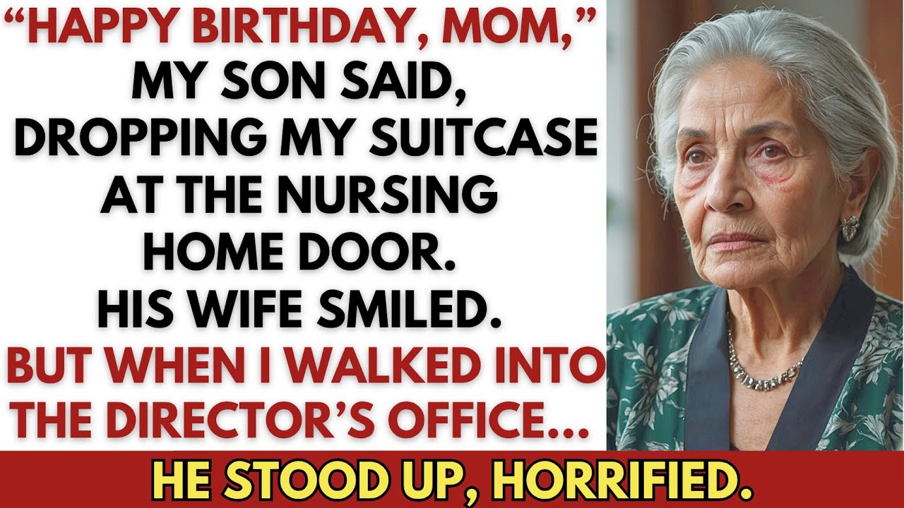 My son gave me a room at a nursing home as a birthday gift —but very soon, he came to regret it.