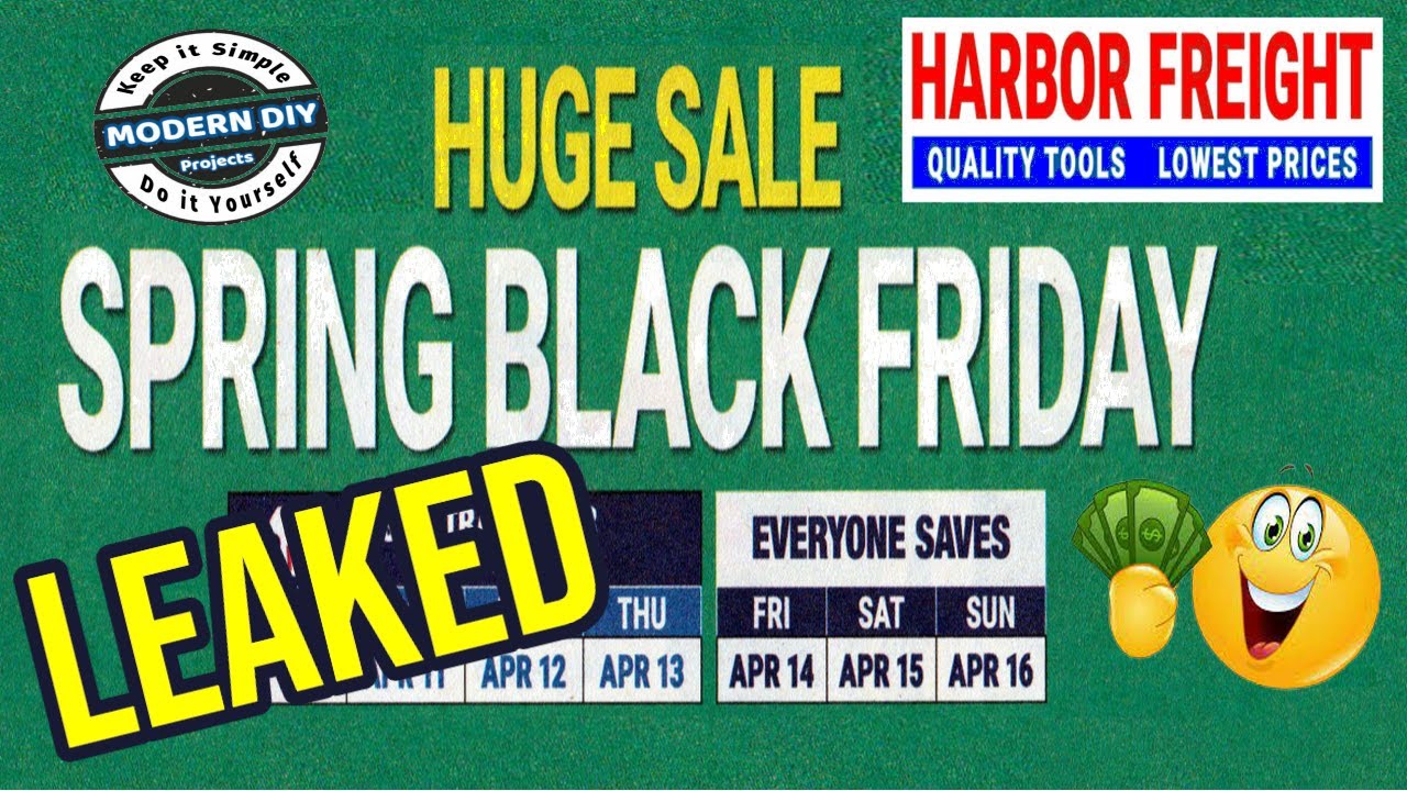 Harbor Freight Black Friday 2023 Tool Deals – Full Sales Flyer