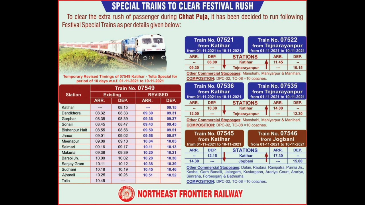 Special Festive train | NFR